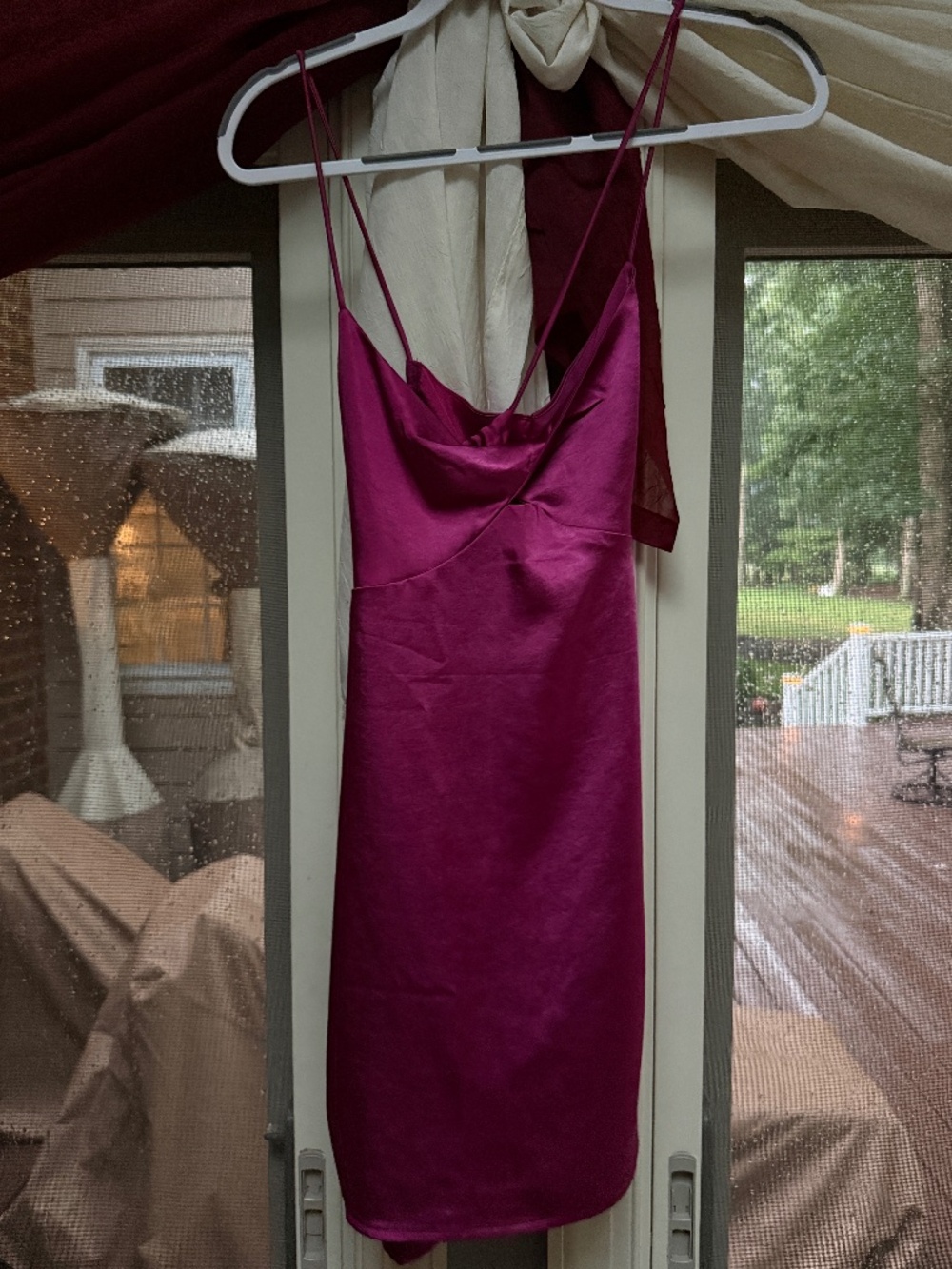 Twist Front and Cross Back Dress